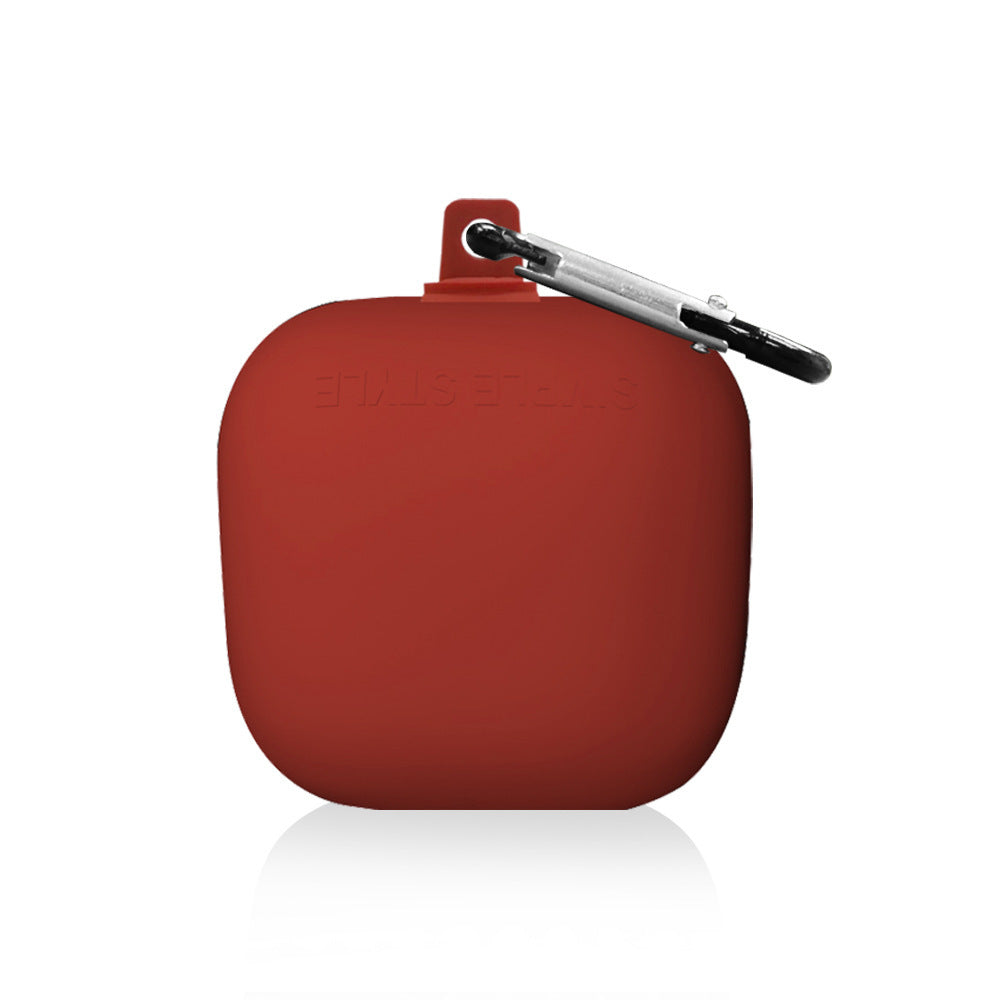 JMT-864394 Silicone Protective Sleeve for Powerbeats Pro Wireless Headphones - Adjustable Hook, Available in Red, Blue, Black