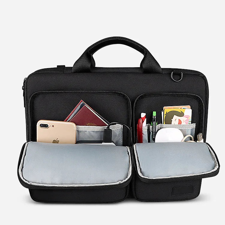 JMT-864394 Waterproof Large Capacity Notebook Backpack for School and Work, Versatile Laptop Shoulder Bag for Men and Women