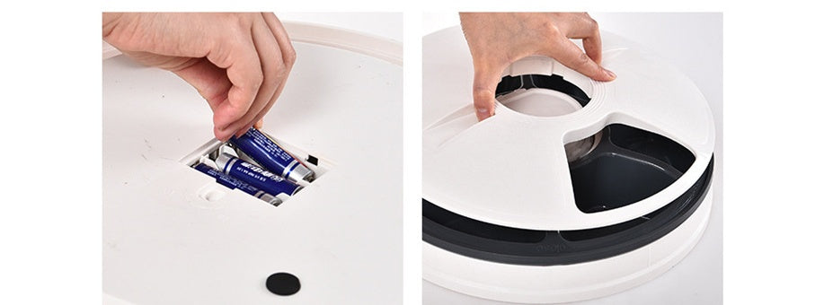 JMT-864586 Automatic Timed Pet Feeder - Plastic Design, Multiple Color Options