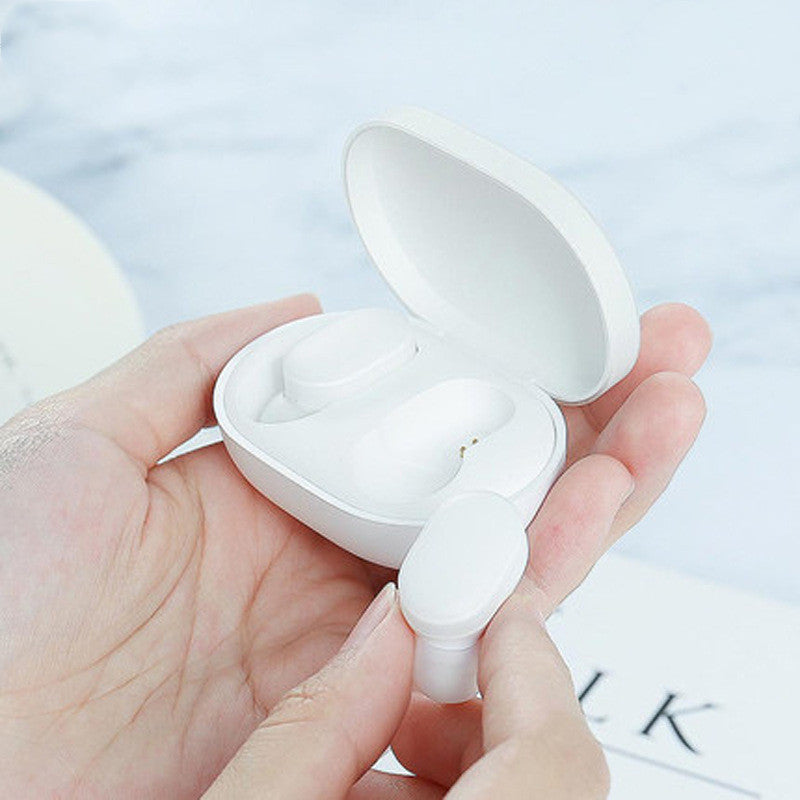 JMT-864586 Wireless Bluetooth Earbuds - Ultra-Small Stereo Sports Earplugs for Driving and Calls, White Color
