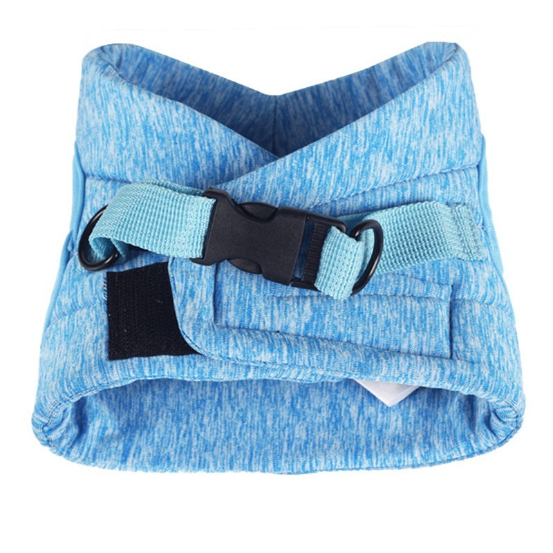 JMT-864906 Lightweight Cat Harness with 1.2m Leash in Dark Gray or Blue Options