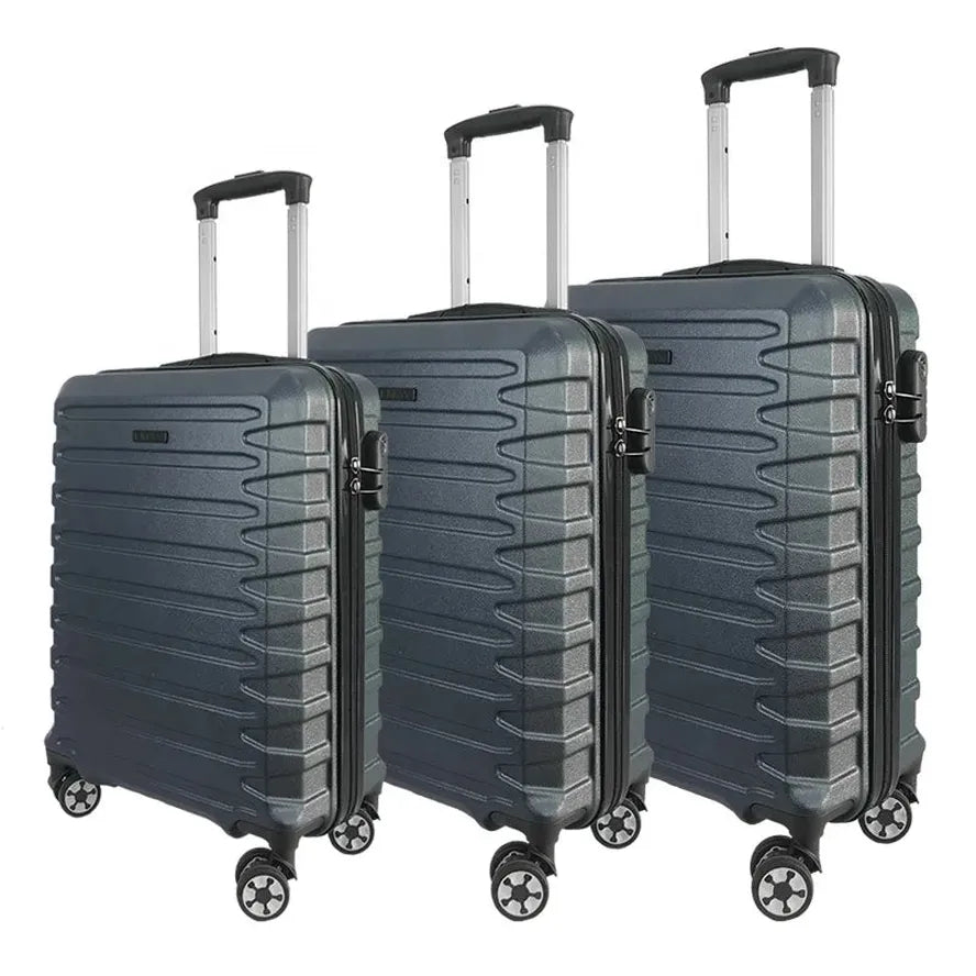 JMT-865290 Custom Hard Shell ABS Trolley Luggage Set - 3 Piece Travel Suitcases with Lock