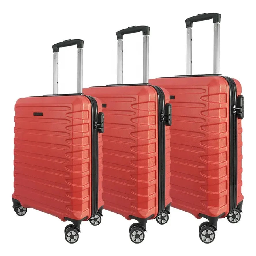 JMT-865290 Custom Hard Shell ABS Trolley Luggage Set - 3 Piece Travel Suitcases with Lock