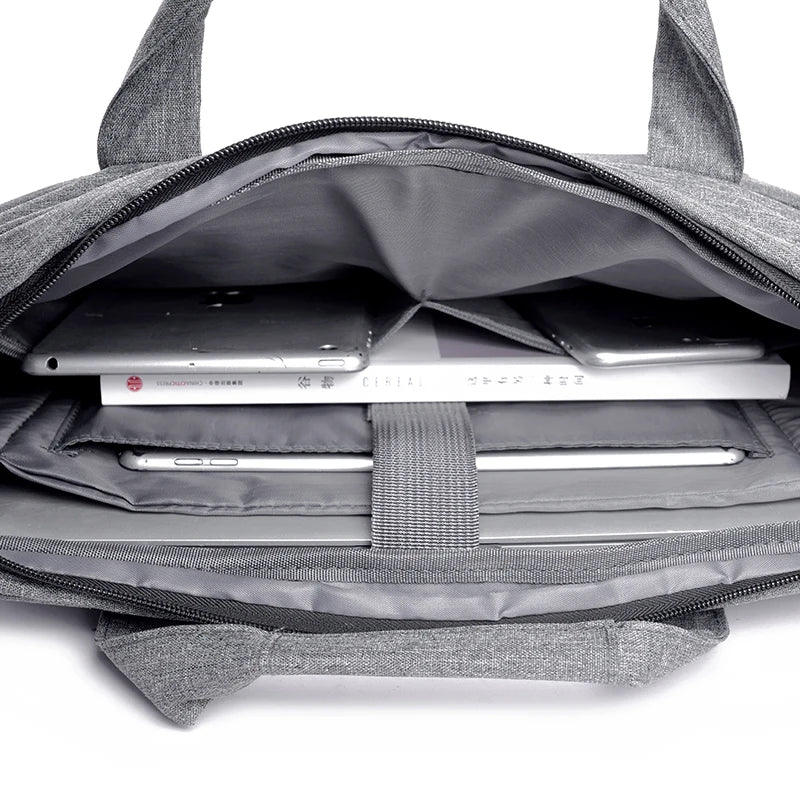JMT-865290 Oxford Laptop Shoulder Messenger Tote Bag with 15.6 Inch Sleeve for Women and Men
