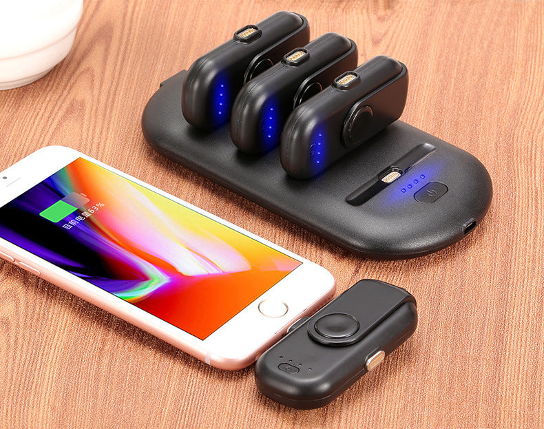 JMT-865738 Portable Magnetic Charging Station with 5000mAh Base and Four 1000mAh Finger Chargers
