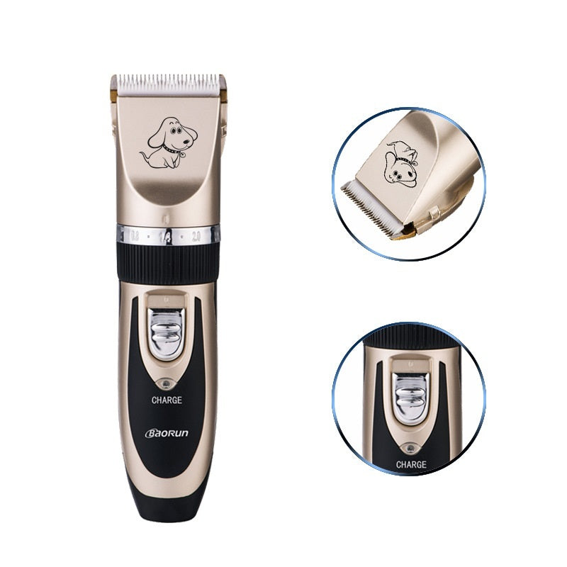 JMT-865802 Ceramic 24-Tooth & 33-Tooth Dog Hair Clipper with A-Type Cutter Head