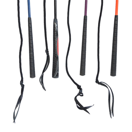 JMT-865866 Equestrian Whip - Durable Nylon Fiberglass Construction, Random Color