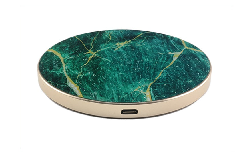 JMT-866058 Aluminum Wireless Charger with Qi Standard and LED Indicators, 5W/7.5W/10W Charging Power