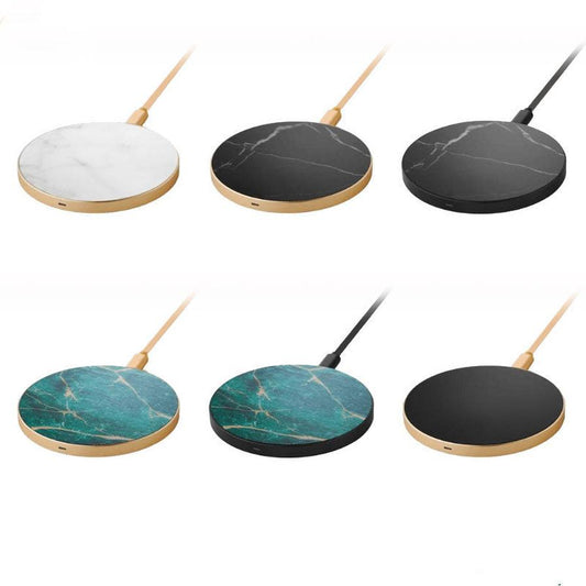 JMT-866058 Aluminum Wireless Charger with Qi Standard and LED Indicators, 5W/7.5W/10W Charging Power