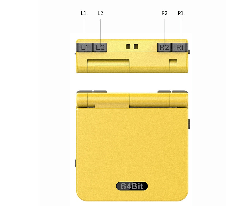 JMT-866186 Portable Mini Handheld Flip Device with 16GB Memory and 3.5mm Video/Audio Interface