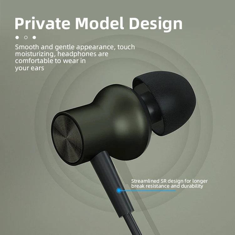 JMT-866378 In-Ear Wired Earphones with Microphone and 3.5mm Jack for Smartphones and Gaming