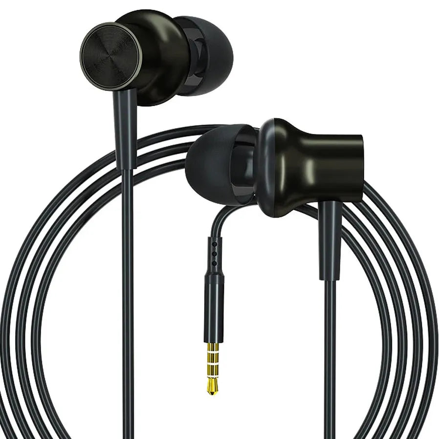 JMT-866378 In-Ear Wired Earphones with Microphone and 3.5mm Jack for Smartphones and Gaming