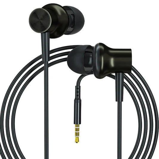 JMT-866378 In-Ear Wired Earphones with Microphone and 3.5mm Jack for Smartphones and Gaming