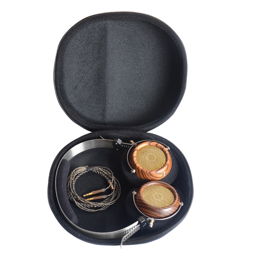 JMT-866378 Olive Wood Wired Headset with HiFi Sound and 3.5mm Plug