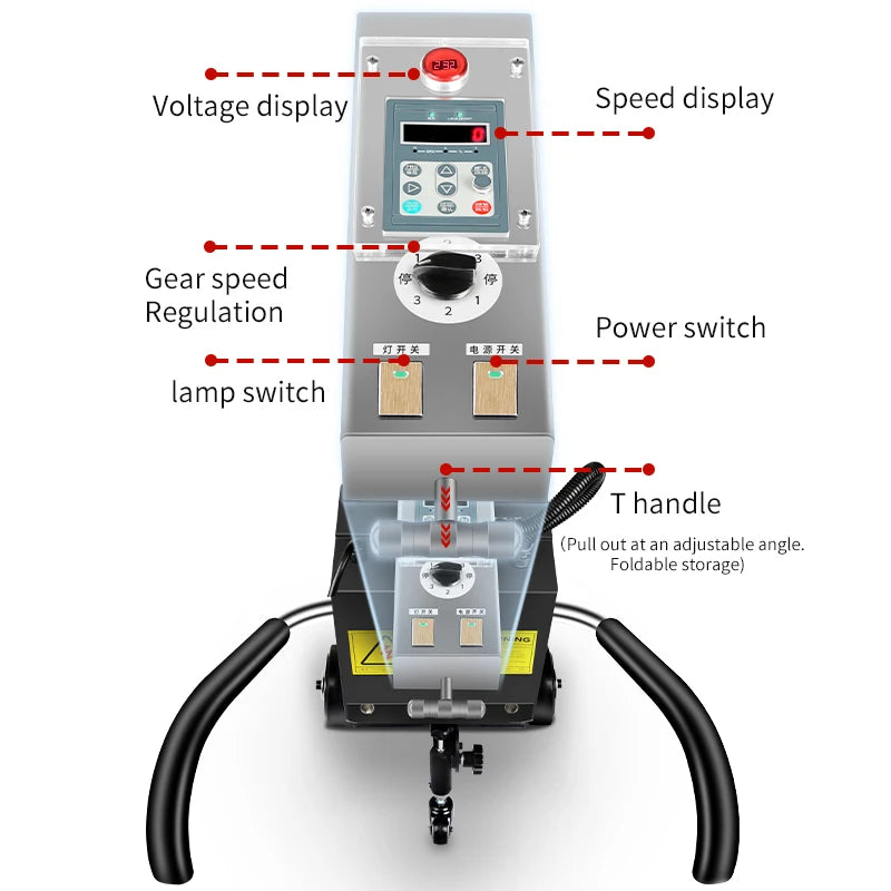JMT-866506 Electric Marble Floor Polisher and Grinder Robot for Efficient Cleaning