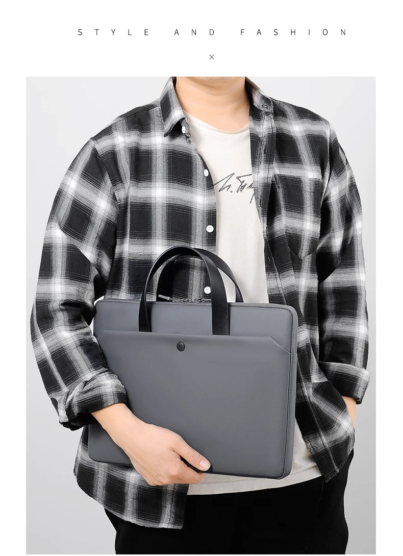 JMT-866698 Large Capacity Briefcase for Office and Conference Use, Storage Laptop Bag for Men