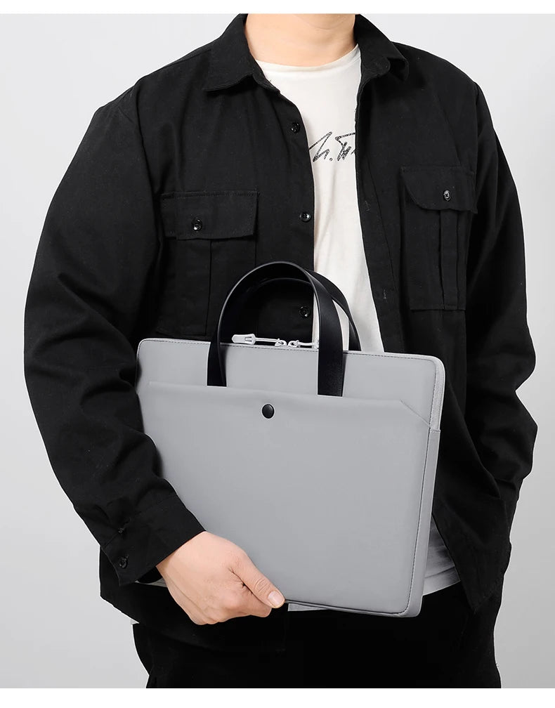 JMT-866698 Large Capacity Briefcase for Office and Conference Use, Storage Laptop Bag for Men