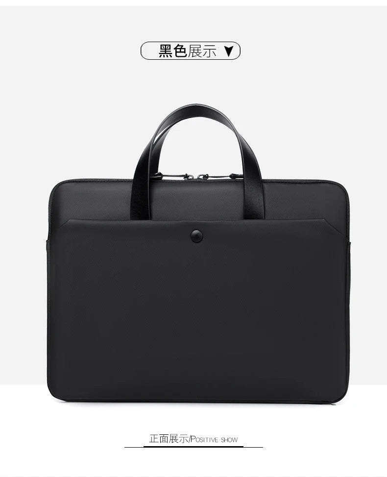 JMT-866698 Large Capacity Briefcase for Office and Conference Use, Storage Laptop Bag for Men