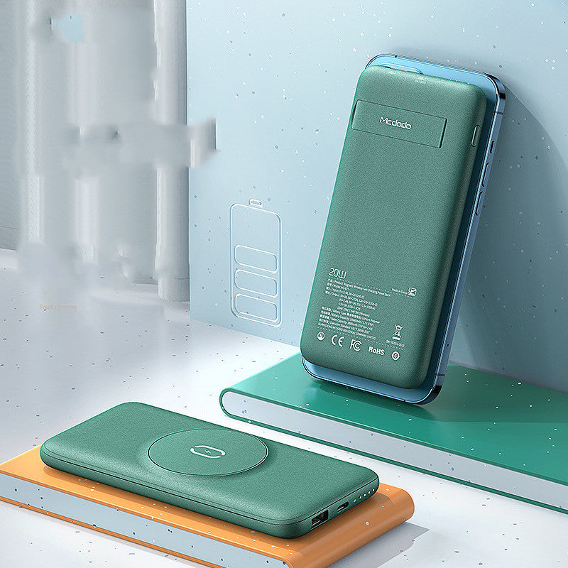 JMT-866890 Magnetic 15W Wireless Charging Power Bank with 20000mAh Capacity and Multi-Port Output