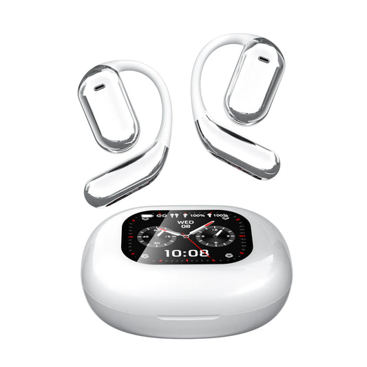 JMT-866890 Wireless Ear-Hanging Headset with LED AI Translation for Android Devices