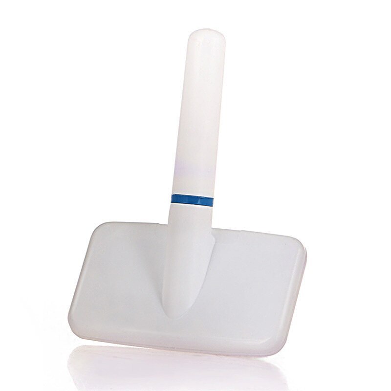 JMT-866954 Fur Collar White Needle Comb for Dog and Cat Grooming with Protective Head and Plastic Handle