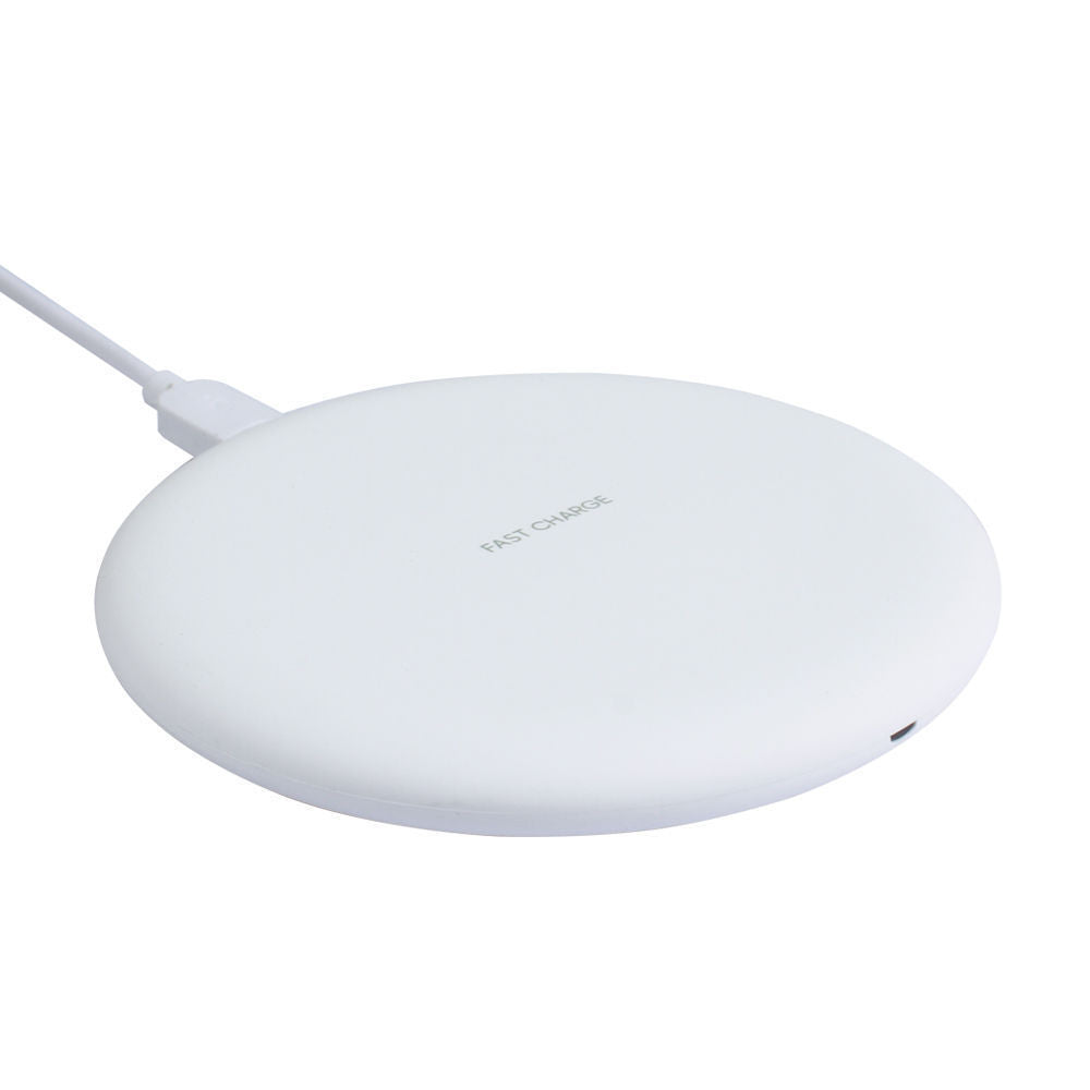 JMT-867210 10W Wireless Charger with Micro USB Interface - Qi Certified, Multiple Color Options