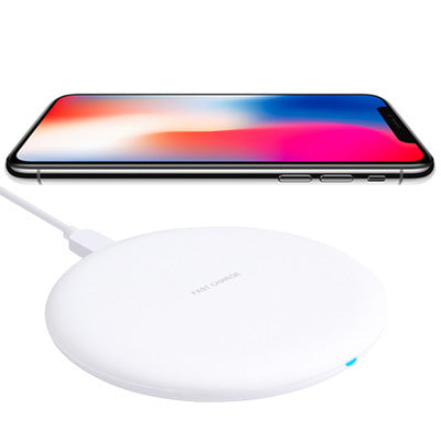 JMT-867210 10W Wireless Charger with Micro USB Interface - Qi Certified, Multiple Color Options