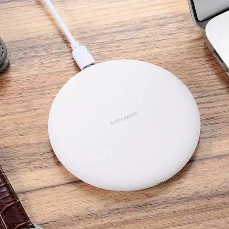 JMT-867210 10W Wireless Charger with Micro USB Interface - Qi Certified, Multiple Color Options