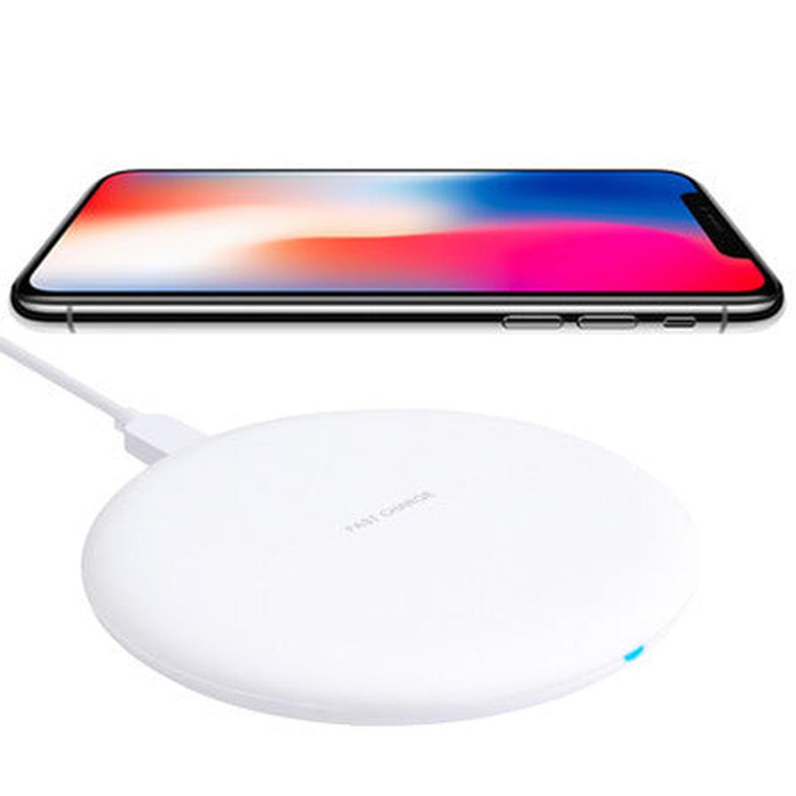JMT-867210 10W Wireless Charger with Micro USB Interface - Qi Certified, Multiple Color Options