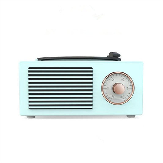 JMT-867210 Retro Mini Bluetooth Record Player Speaker - Wireless Audio with 8-Hour Battery Life, USB Charging, Dual Speakers, and Card Insert Function