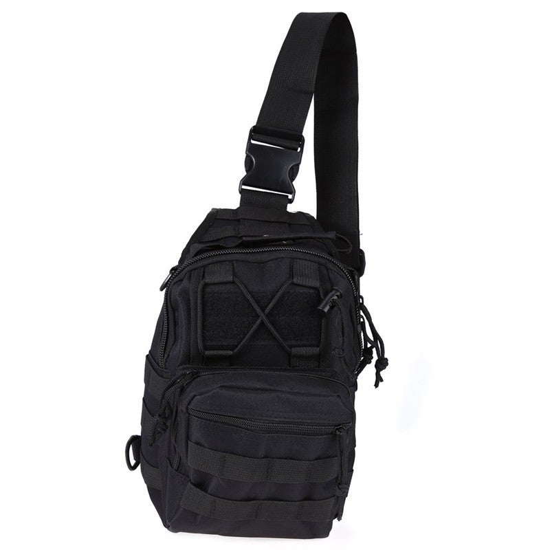 JMT-867402 Compact Tactical Sling Backpack with MOLLE System - Waterproof Oxford Fabric for Outdoor Activities