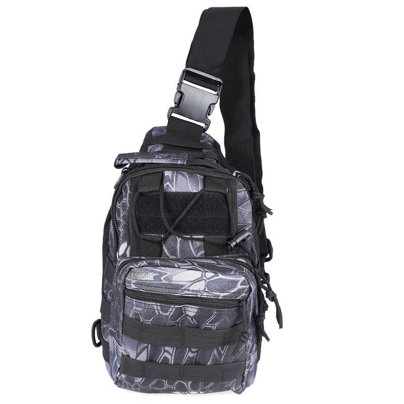 JMT-867402 Compact Tactical Sling Backpack with MOLLE System - Waterproof Oxford Fabric for Outdoor Activities