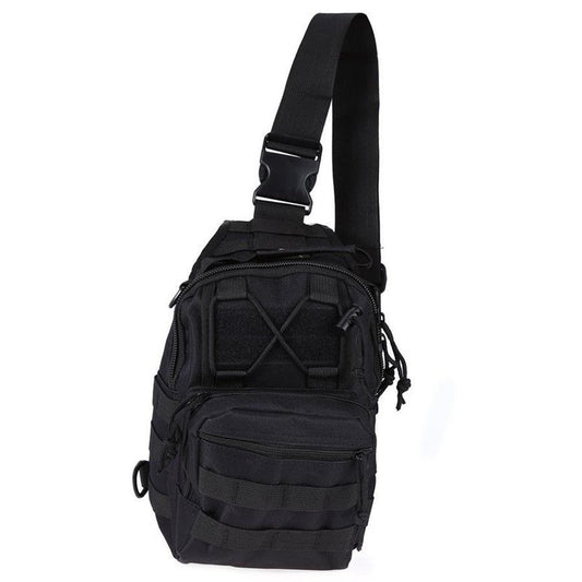 JMT-867402 Compact Tactical Sling Backpack with MOLLE System - Waterproof Oxford Fabric for Outdoor Activities