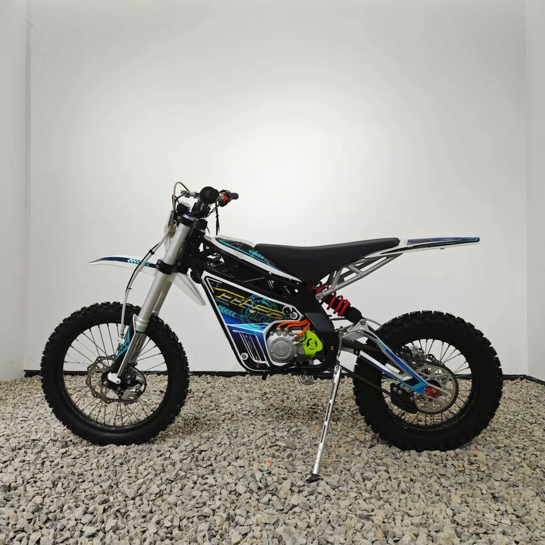 JMT-867786 High-Performance 80V Electric Dirt Bike 9 KW Power Off-Road Capable , Top Speed 27.9 mph