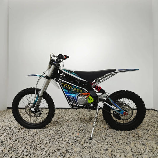 JMT-867786 High-Performance 80V Electric Dirt Bike 9 KW Power Off-Road Capable , Top Speed 27.9 mph