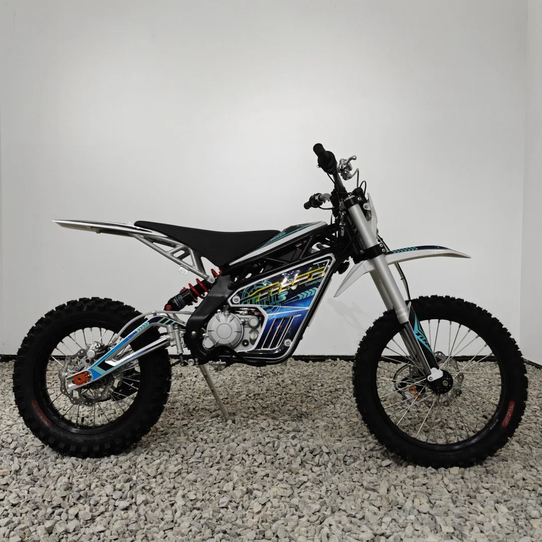 JMT-867786 High-Performance 80V Electric Dirt Bike 9 KW Power Off-Road Capable , Top Speed 27.9 mph