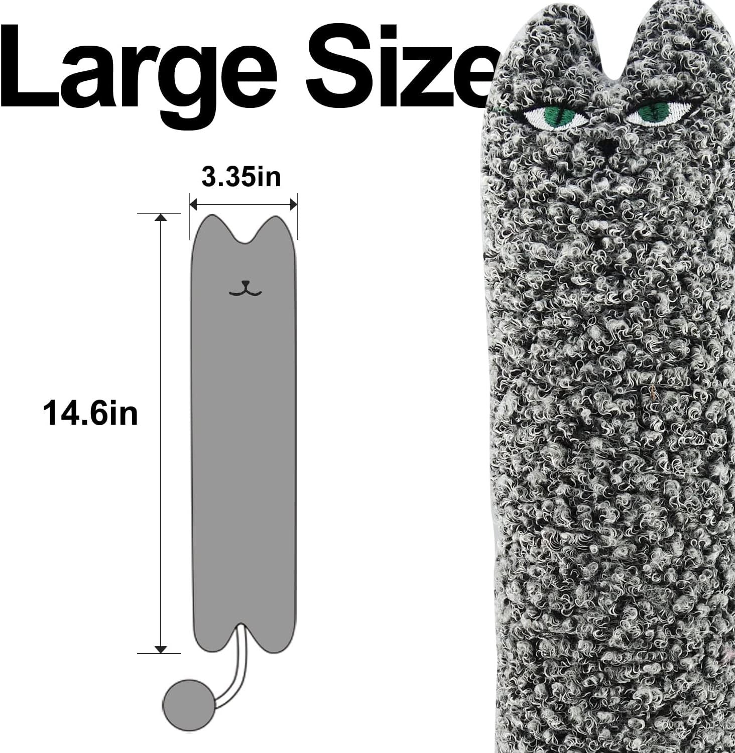 JMT-867850 Catnip Kicking Pillow Toy for Cats and Kittens - Soft and Safe Design with Matatabi for Stress Relief