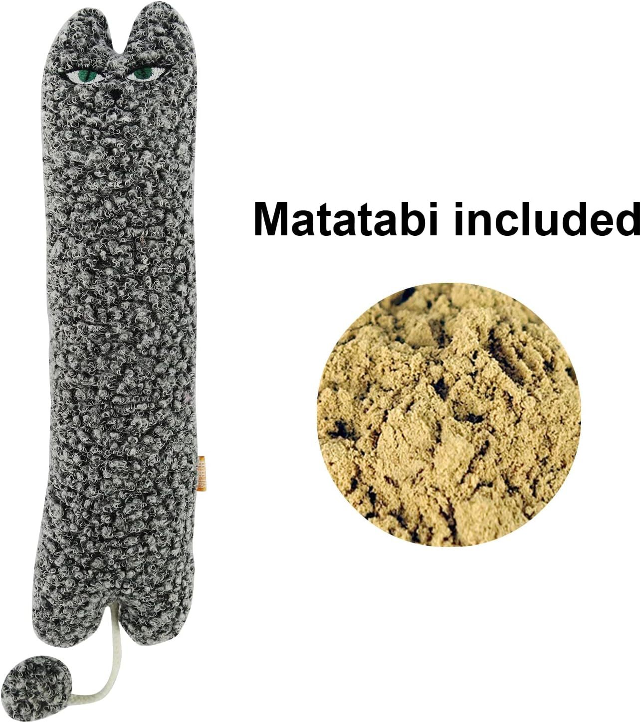 JMT-867850 Catnip Kicking Pillow Toy for Cats and Kittens - Soft and Safe Design with Matatabi for Stress Relief