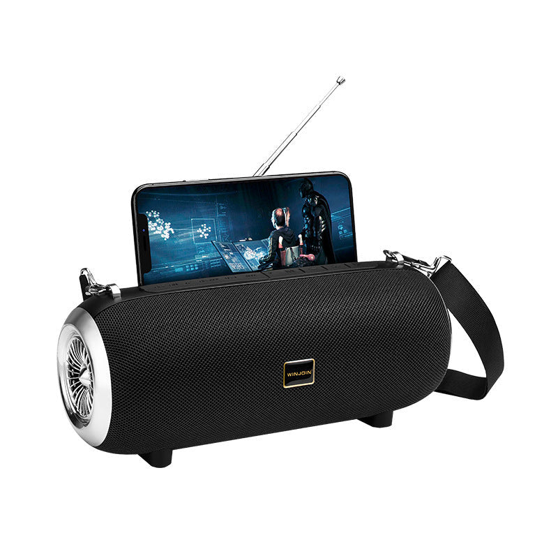 JMT-868042 TWS Mini Bluetooth Speaker with FM Radio, Portable Audio Device, Built-in Bluetooth, Supports U Disk and AUX Playback