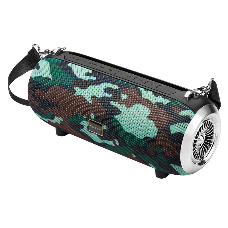 JMT-868042 TWS Mini Bluetooth Speaker with FM Radio, Portable Audio Device, Built-in Bluetooth, Supports U Disk and AUX Playback