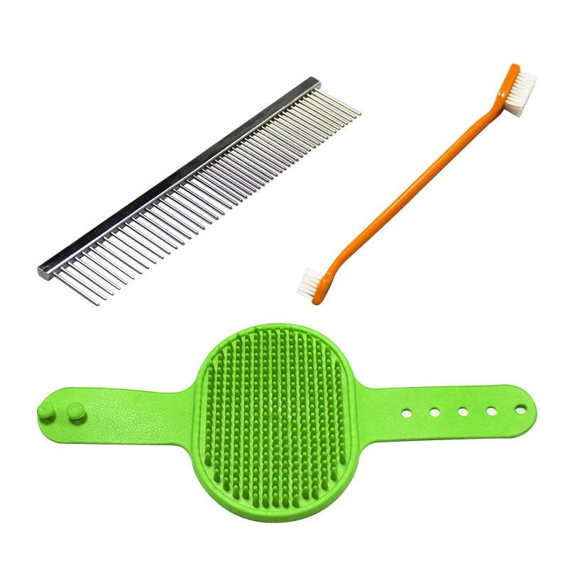 JMT-868106 Pet Grooming Tools Set - Essential Cleaning and Grooming Supplies for Dogs made of Pu and Stainless Steel