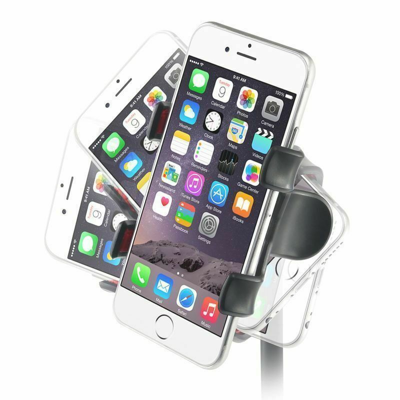 JMT-868874 Adjustable Dual Clip Windshield Phone Holder for 3.2"-6" Smartphones