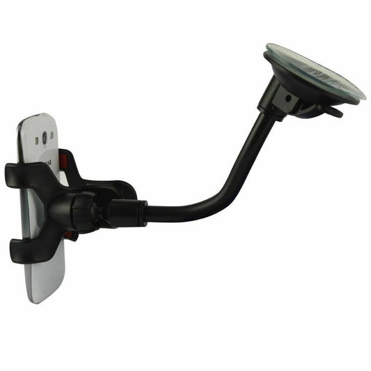 JMT-868874 Adjustable Dual Clip Windshield Phone Holder for 3.2"-6" Smartphones