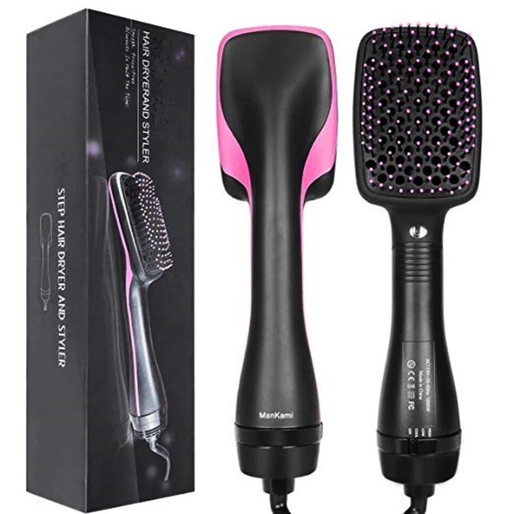 JMT-869002 2-in-1 Electric Hair Dryer Comb for Quick Drying and Straightening, Suitable for Wet and Dry Hair