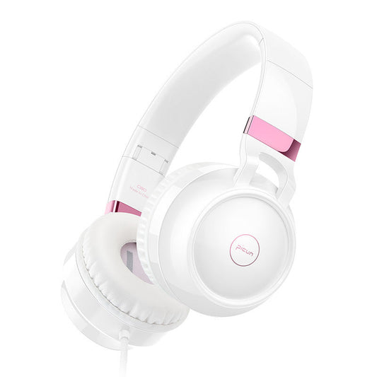 JMT-869002 Wired Headset with Microphone, 3.5mm Plug, 20-20000Hz Frequency Response, Comfortable Protein Material Earmuffs