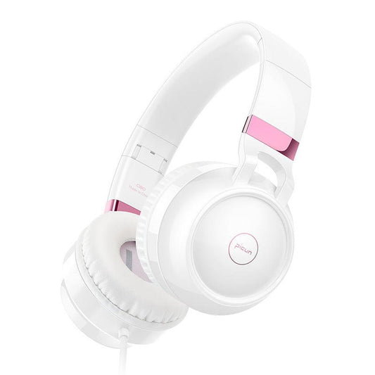 JMT-869002 Wired Headset with Microphone, 3.5mm Plug, 20-20000Hz Frequency Response, Comfortable Protein Material Earmuffs