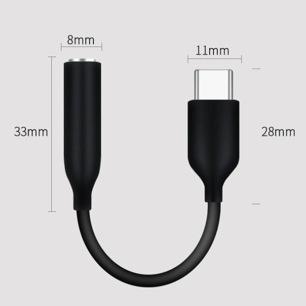 JMT-869194 Digital Decoding 3.5mm DAC Audio Adapter Cable - 95cm, Soft and Durable TPE Material, High-Quality Sound Transmission