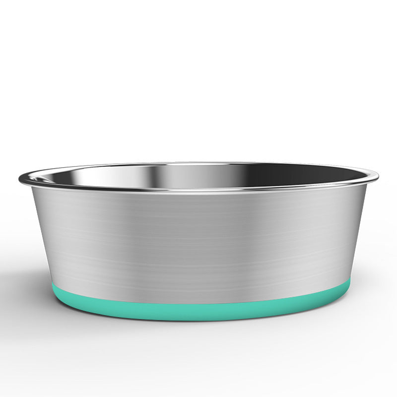 JMT-869194 Non-Slip Stainless Steel Dog Bowl for Medium and Large Dogs - Multiple Colors Available