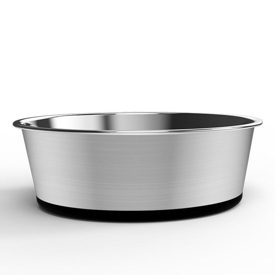 JMT-869194 Non-Slip Stainless Steel Dog Bowl for Medium and Large Dogs - Multiple Colors Available