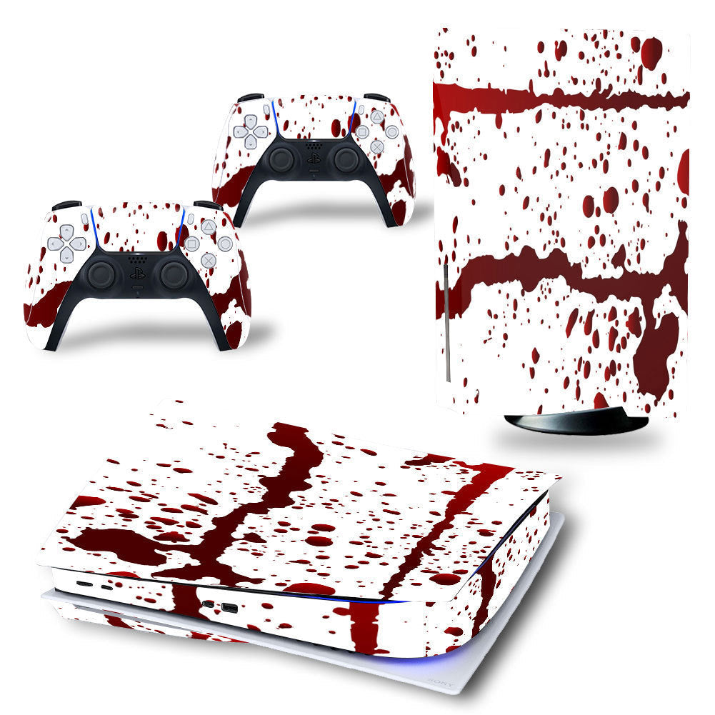 JMT-869322 Colorful Sticker Handle & Console Skin for PS5 - Frosted Finish, 3-Piece Set